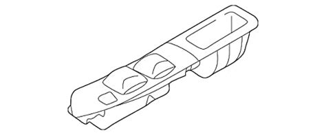 Subaru Impreza Panel De Interruptor Principal De Ventana