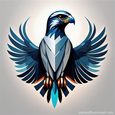 Falcon Logo Design | Stable Diffusion Online