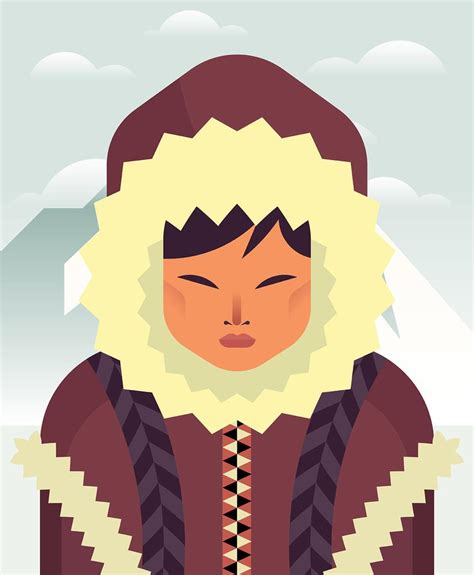 Eskimos Illustration Vektorkonst P Vecteezy