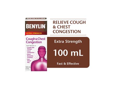 Benylin Extra Strength Cough Chest Congestion Syrup Ml