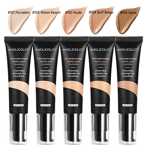 Base Líquida Aislante Hidratante De 5 Colores Crema Correctora De