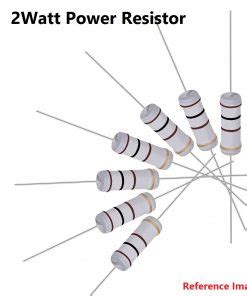 Watt K Ohm Resistor Power Resistor W K Ohm Metal