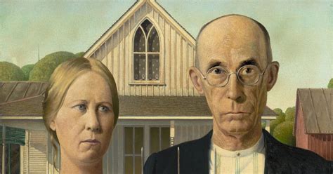 Grant Wood American Gothic 1930