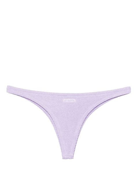 MC2 Saint Barth Naomi Crinkled Bikini Bottoms Farfetch