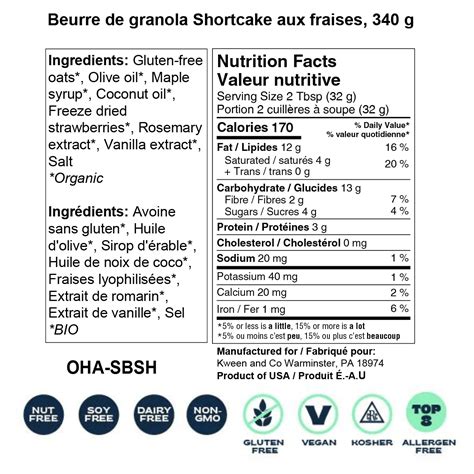 Oat Haus Granola Butter Strawberry Shortcake at Natura Market