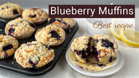 بهترین دستور پخت مافین بلوبری Best Blueberry Muffins Recipe Youtube