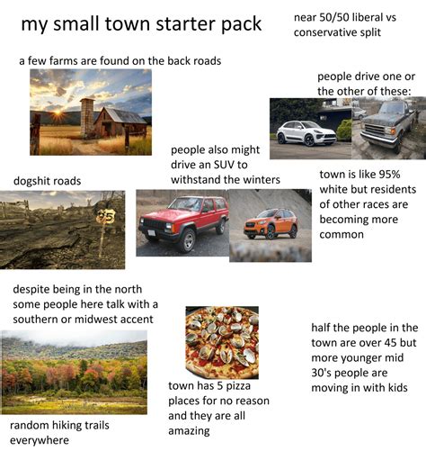 My Small Town Starter Pack R Starterpacks