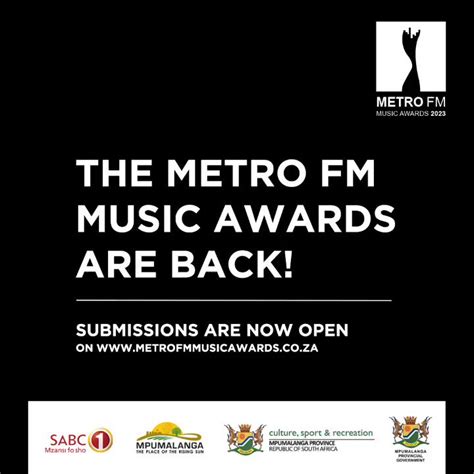 Metrofm Sabc On Twitter The Metro Fm Music Awards Are Back