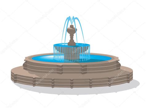 Fountain Stock Vector Image By VectorLa 10453682