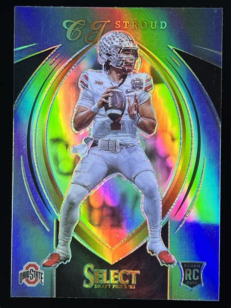 2023 Panini Select Draft Picks Certified Rookies Silver Prizm RC CJ