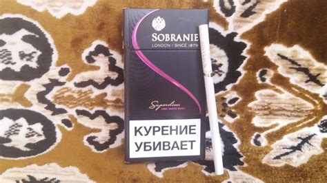 Обзор сигарет Sobranie Black Superslims Youtube