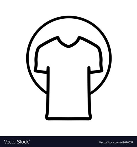 Clothing line icon logo Royalty Free Vector Image