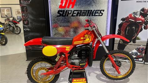 1981 MAICO 490 Mega 2 Vintage Classic Twinshock Motocross 2 Stroke Two