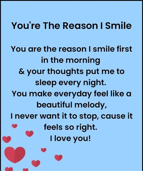 Youre The Reason I Smile Relationship Blogs