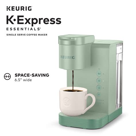 Keurig K Express Essentials Single Serve K Cup Pod Coffee Maker Sage