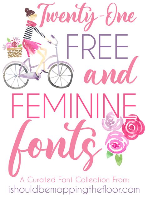 21 Free Feminine And Girly Fonts I Should Be Mopping The Floor