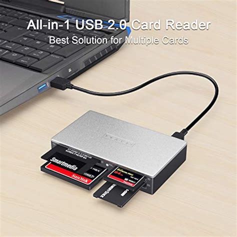 SmartMedia Card Reader Writer All In 1 USB Universal Multi Adapter Slim