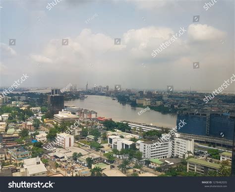 Skyline Lagos Nigeria Aerial View Lagos Stock Photo 1278482035 ...