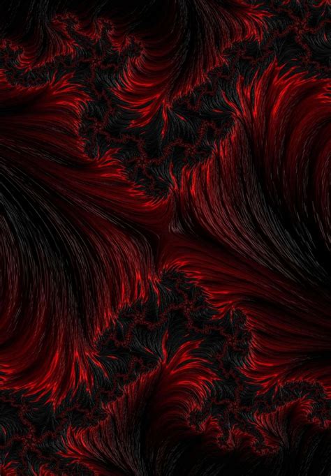 Black Red Abstract Art 4K iPad Wallpaper