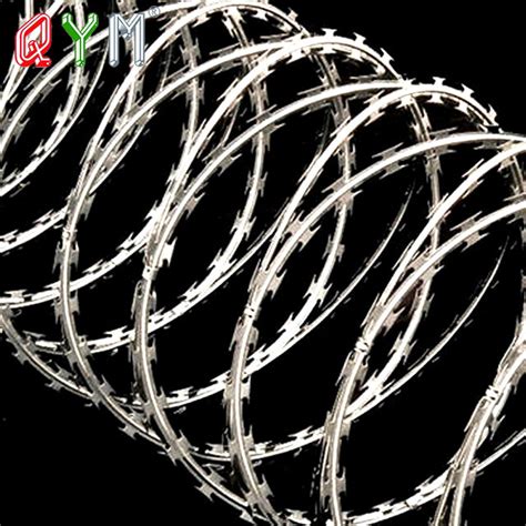 Hot DIP Galvanized Concertina Razor Wire Specification Razor Wire