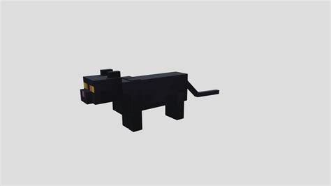 Minecraft Black Cat Download Free 3d Model By Johnelkes [51fa973] Sketchfab