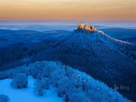 germany hohenzollern castle  stuttgart  bing desktop wallpaper