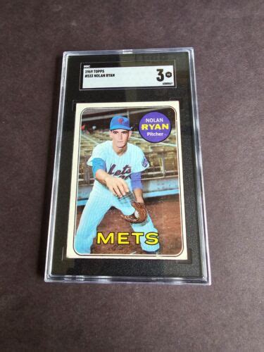 Topps Nolan Ryan New York Mets Sgc Vg Ebay