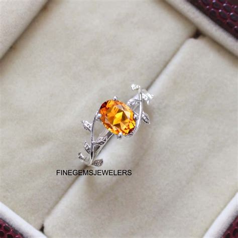 Yellow Topaz Ring - Etsy