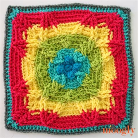 Mooglycal Afghan Block Moogly Crochet Crochet Blanket