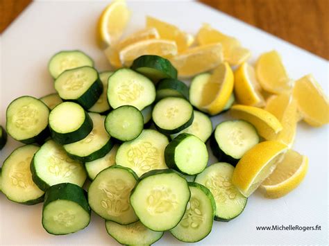 Anti Bloating Refreshing Cucumber Lemon Mint Water Recipe Michelle