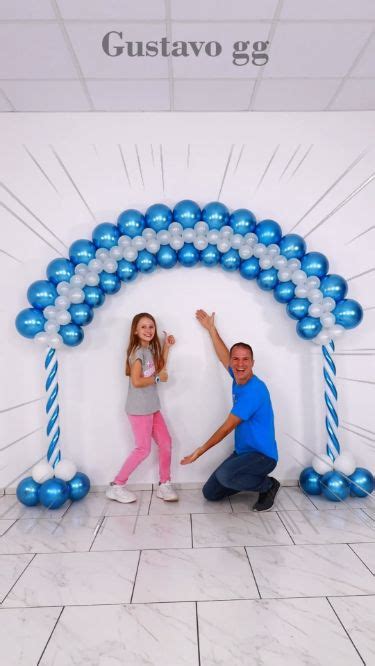 Arco De Globos 🤩 Decoracion De CumpleaÑos 😍 Como Hacer Un Arco De Globos Gustavo Gg