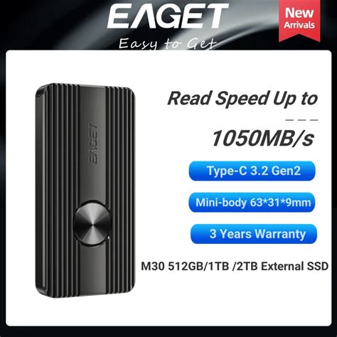 Eaget Disco Duro Externo Port Til M Ssd Tipo C Gen Tb G Tb Png