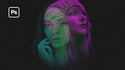 Quick Photoshop Tutorial Double Color Exposure Effect Youtube