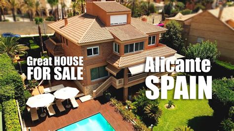 Great House For Sale In The City Of Alicante Spain Real Estate In