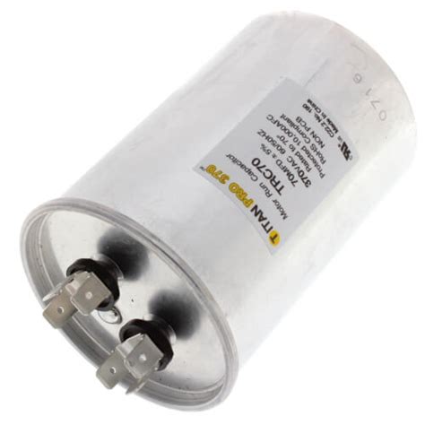 Trc70 Titan Pro Trc70 70 Mfd Round Motor Run Capacitor 370v