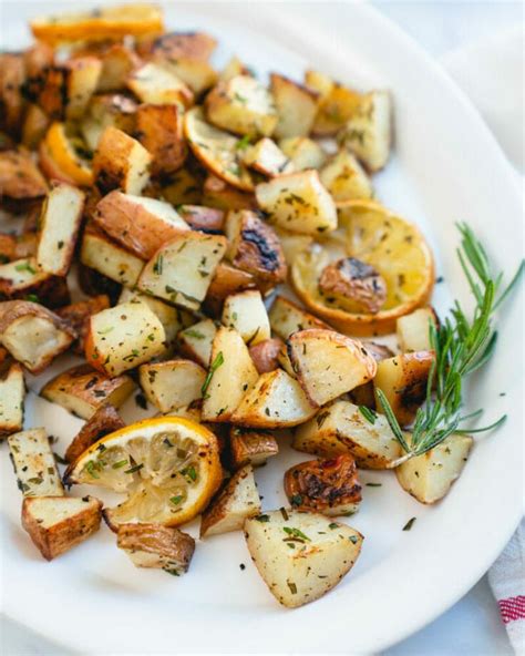 Rosemary Roasted Potatoes Recipe Rosemary Roasted Potatoes Roasted Potatoes Lemon Rosemary