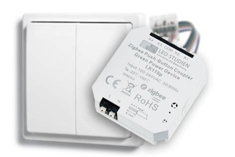 ZigBee Taster Einbau Modul für normale Wandtaster LK115p