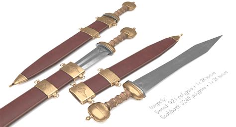 Roman sword model - TurboSquid 1153613