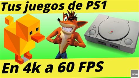 Tus Juegos De PS1 En 4K A 60 FPS Con El Emulador DuckStation YouTube