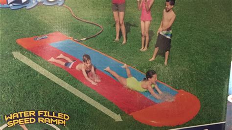 H2O GO Water slide unboxing , setup and review - YouTube