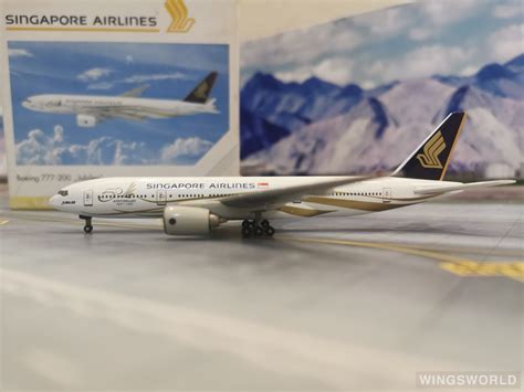 Herpa 1 400 Boeing 777 200 Singapore Airlines 新加坡航空 560061 50th Annivesary的照片 作者 Monday31 飞机模型