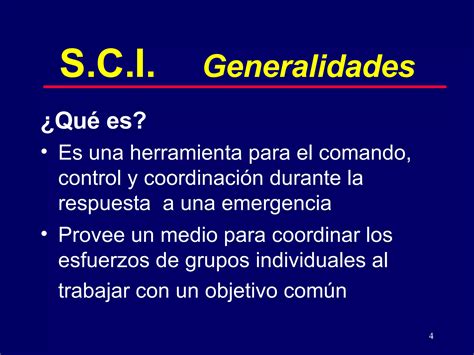 Introducción Al Sistema De Comando De Incidentes Ppt