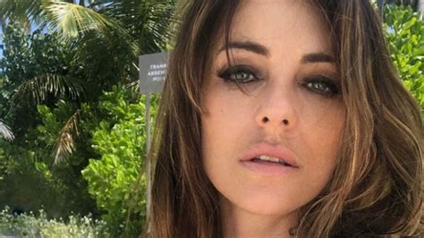 Liz Hurley 58 Commands Attention In Tiny String Bikini In Steamy