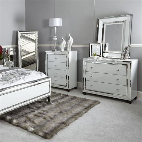 Glass Mirror Bedroom Set - Glass Designs