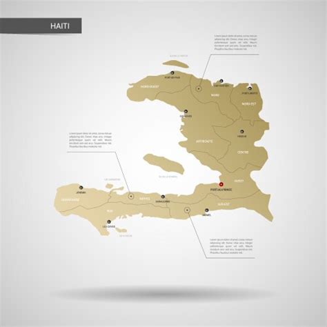 Haiti Map Vector Images Over 1400