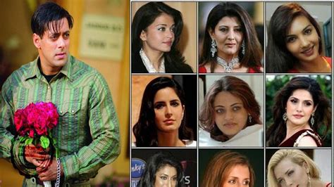 Salman Khan And His 10 Ex Girlfriend Ex Girlfriends Salman Khan