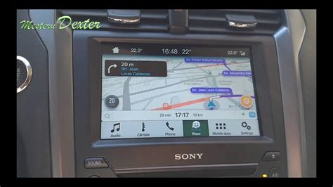 Waze Pe Ford Sync Cu Iphone Youtube