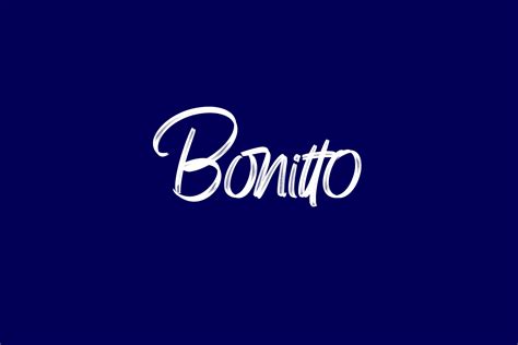 Bonitto | Fonts Shmonts