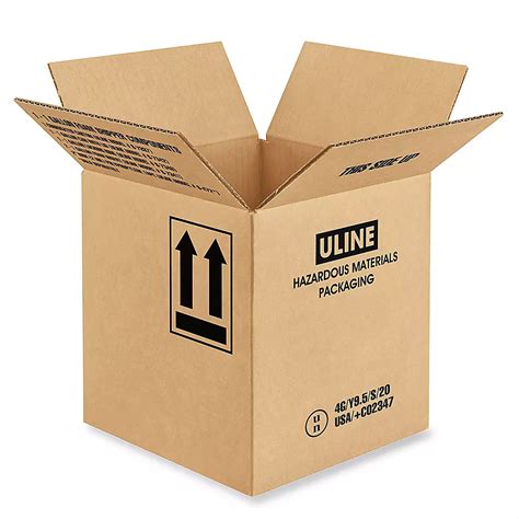 1 x 1 Gallon Hazmat Boxes S-7337 - Uline