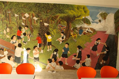 Mural at Marsiling Primary School by Goh Wei Choon at Coroflot.com